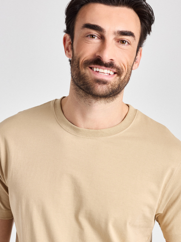 T-Shirt Kurzarm Taranto Man - natur